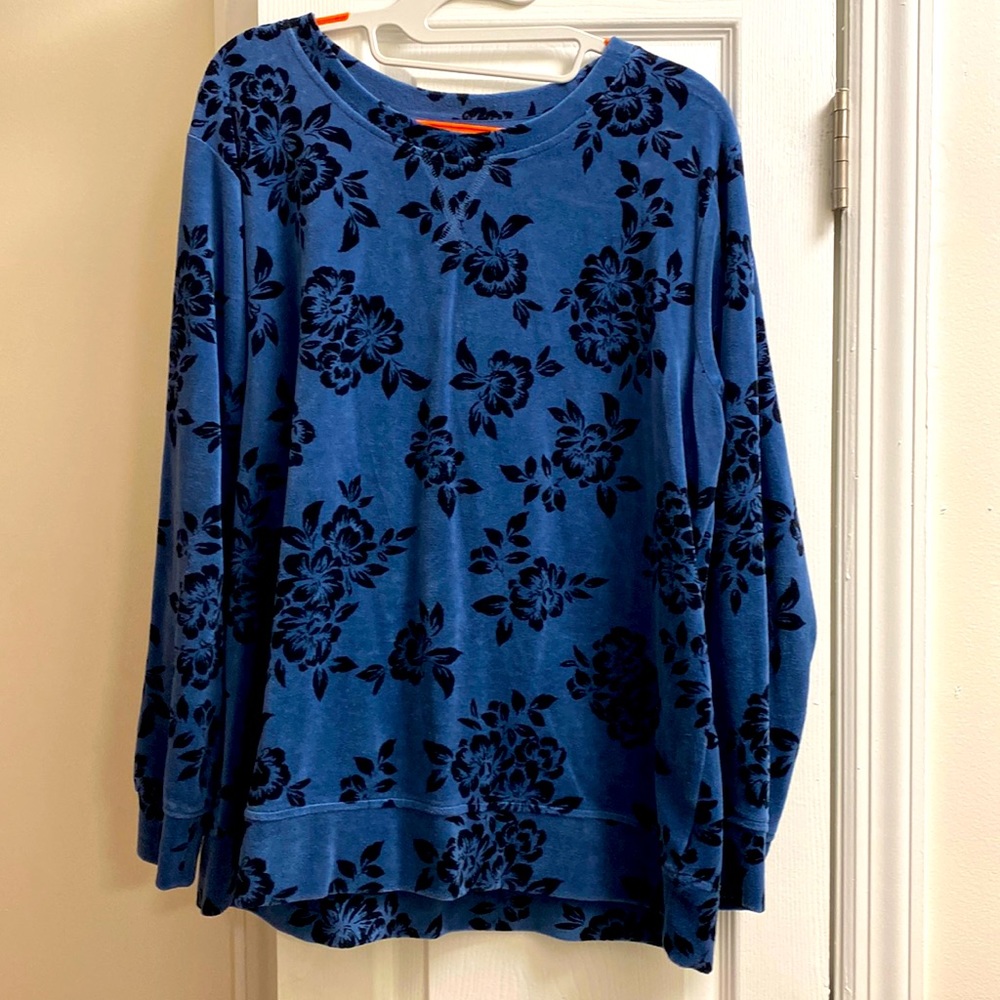 Karen Scott Floral sweater